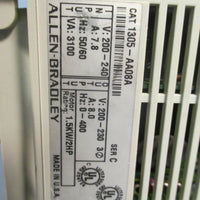 AllenBradley 1305 AC Drive 1.5KW/2HP Ser.C 1305AA08A