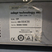 Adept Technology Model: CIP Control Interface Panel Part #30350-10350
