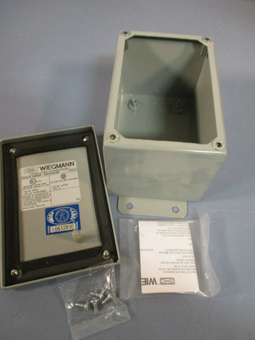 WIEGMANN METALLIC ENCLOSURE KNOCKOUTS 6" HEIGHT X 4" WIDTH B060404SCWW