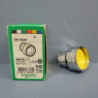 Schneider Electric ZB4BA56 Yellow Push ButtonHead 22mm Cutout XB4 Series NEW