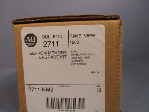 ALLEN-BRADLEY PANELVIEW 1200 EEPROM MEMORY UPGRADE KIT SERIES B 2711-NM2