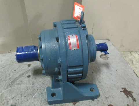 Shimpo Nidec ER-71D Coronet Gear Reducer 71:1 Ratio 1.8 kW Input 28 & 55mm Shaft