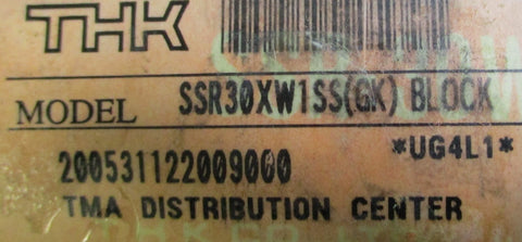 THK LM System SSR30XW1SS (GK) Block Linear Bearing SSR30W