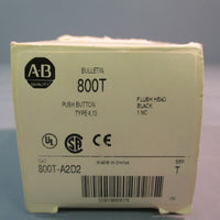Allen Bradley Black Push Button Series T 800TA2D2