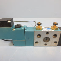 Mac 811CPM111AA193 Solenoid Valve w PME111AAAA 110/120V VAC 4 Way