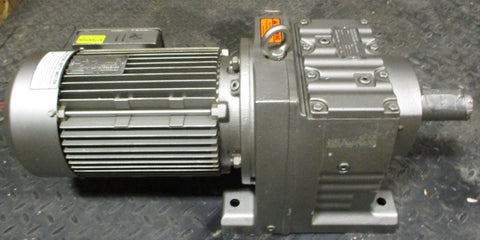 Sew Eurodrive DFV132S4KS Gearmotor R87DV132S4KS 21.51:1 7.5HP 21/8" Shaft