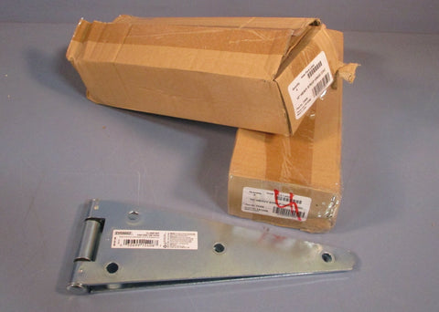 Lot of 8 (2 Boxes) Everbilt 15406 Zinc Plated 10" Heavy Strap Hinge