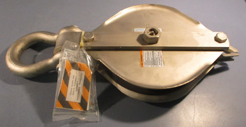Crosby McKissick S661B Snatch Block 4.00T 5/8" WL 10 IN OL Nickel PLT
