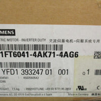Siemens 1FT60414AK714AG6 Electric Motor Inverter Duty NEW