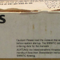 Siemens Simatic S7 1P 6ES71580AD010XA0 Coupler Module