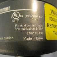Cutler-Hammer E26YED15V5 Dual Flashing Stacklight Base Ser A2 1.5kV 240V AC/DC
