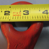 Campbell 1/2" Chain Eye Grab Hook 16mm Hook Width No.75 Used
