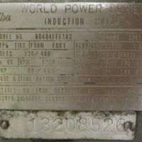 Toshiba B0404FFF1A3 World Power Series Motor TIKK FBK! 40HP 21/8" Shaft Dia