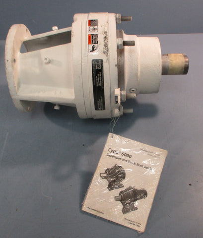 Sumitomo Cyclo 6000 Gearbox CNFJS6125Y17 17:1 Ratio 11/2" Shaft Dia NOS