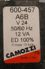 Camozzi 600-457 Fixed Interface Valve 600-457-A6B 12VA 24V (Lot of 5)