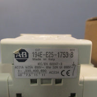 ALLEN BRADLEY LOADSWITCH FRONT MOUNT SERIES B 194EE251753