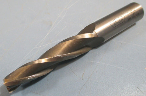 Weldon Taper End Mill Cutter, 3/8x4-3/8", 3°, T3-12S-4, 3FL, E89, HS, USA