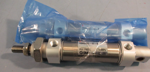 Lot of (2) SMC CD85N25-40-B ISO Air Cylinder Double Acting 25mm Bore 40mm Stroke