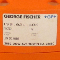 George Fischer 199.021.406 Pneumatically Actuated Diaphragm Valve 31098