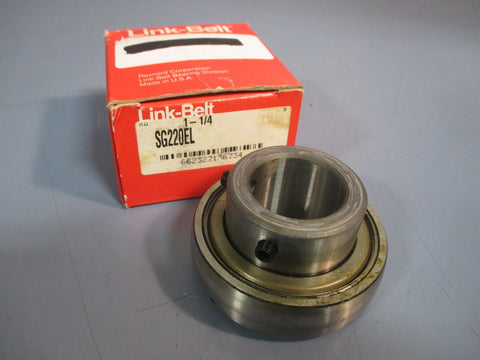 LinkBelt Rexnord 11/4" Insert Bearing SG220EL