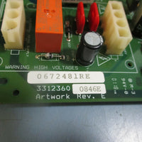 Markem Corp. PC Circuit Board 0672481RE 3312360 0846E Rev. E