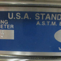 VWR 57334570 #40 U.S. Standard Testing Sieve 8" Dia 0.280mm Wire Dia