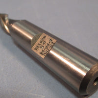 Lot of 2 Weldon 5° TaperedEndMill:Constant Spiral T5 6S3,3/16"DIA,1/2"SHK,3FL,U