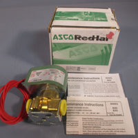 ASCO RedHat 8262B208 Solenoid Valve 1/4" Pipe 100 PSI 721T-55