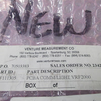 Venture Measurements VRF111305 Rev G PCB Circuit Board  Used