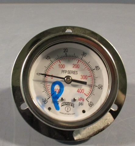 Winters PFP Series Pressure Vacuum Gauge -30-60 PSI