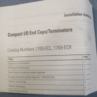 Allen Bradley 1769ECL Ser A Left End Cap/Terminator Rev 1 Compact I/O