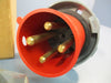 HUBBELL HBL460P7W 60-Amp PIN&SLEEVE PLUG, RED 460P7W 60A 480Vac 3P 4W