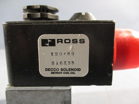 Ross Decco Solenoid w/Coil 120/60 316K33