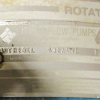 ITT Marlow Trash Hog Centrifugal Pump 4DTH24EL 9.6500" Impeller Diameter