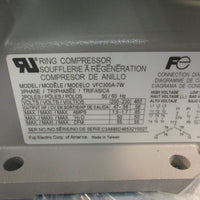 Fuji Electric VFC300A-7W 0.56HP 460 Volt 50/60 Hz Ring Compressor, 2 Pole