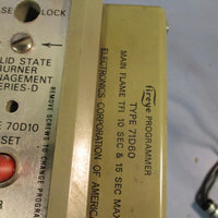 Fireye Solid Sate Burner Mangement SeriesD 70D10 w/ 72DIR1 & 71D60