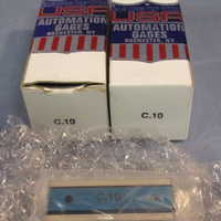 Lot of (2) AG Automation Gages Ball Bearing Linear Positioning EasySlider C10