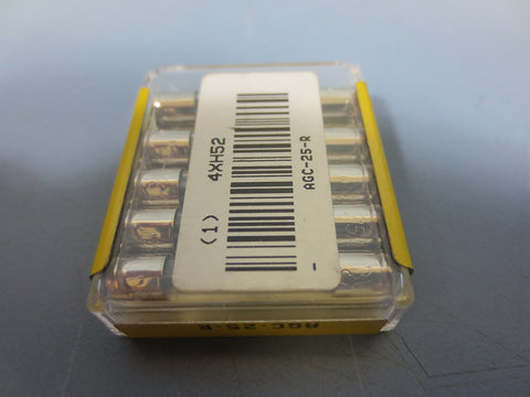 5 Nib Cooper Bussmann AGC25R 1 Ka 32V Vac Fuse