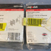 Red Dot CCT120 Single Pole Switch Cover & Device 20A 120277VAC 12HP Lot of 2