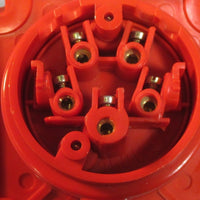 Altech ABL17 16A 6h/220/380V, 5 Pin Wall Mount Straight Receptacle Red NWOB