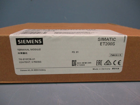Siemens Terminal Module 6ES7 193-4CA40-0AA0 Factory Sealed