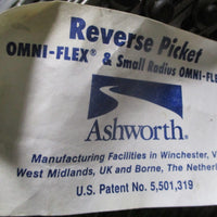 Ashworth OmniFlex Reverse Picket Stainless Steel Conveyor Belt 50' Long