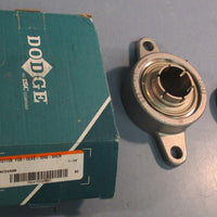 Dodge F2BDLEZ104SSHCR Flange Mount Ball Bearing Unit 2Bolt 11/4" Bore