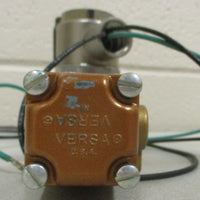 Versa Valve VSG-4322-G-XX-D024 4-Way Brass Solenoid Valve 24 VDC