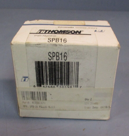 Thomson 1" Bore Super Pillow Block Bearing SPB16