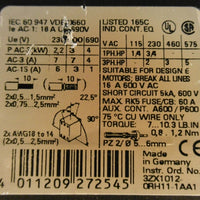 Siemens Sirius 3R G/980702 E03 Contactor 3RT10151BB41