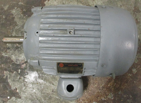 US Motors Asbestos Protected Motor 5HP Type J 1200RPM 254U Frame 13/8" Shaft Di