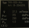 Stafa Wirz Ventilator TKV-020-Alu Blower Motor B-3340219 4.0kW 315 daPa