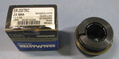 Sealmaster ER205TMC Ball Insert Bearing 25mm Bore 52mm OD 36.5mm W
