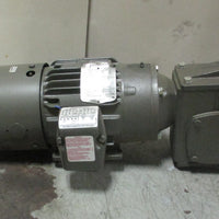 Baldor IDM3581T Inverter Drive Gear Motor 1 HP, 3 Phase, 15:1 Ratio, 992 InLb